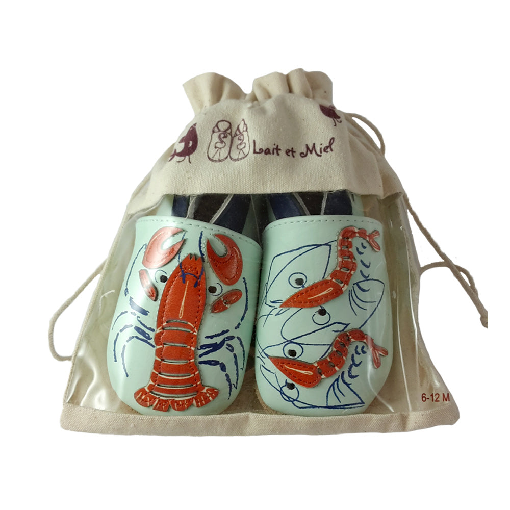 Lait et Miel - Lobster and Shrimps - slip-on shoes