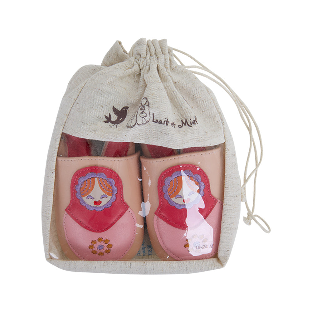 Lait et Miel - Matryoshka Dolls - slip-on shoes