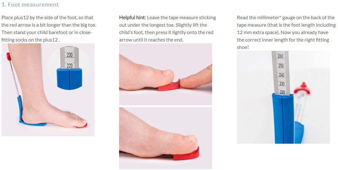 Tape Measure Foot Width Shoe Size Measuring Tool Plus 12 Shoe